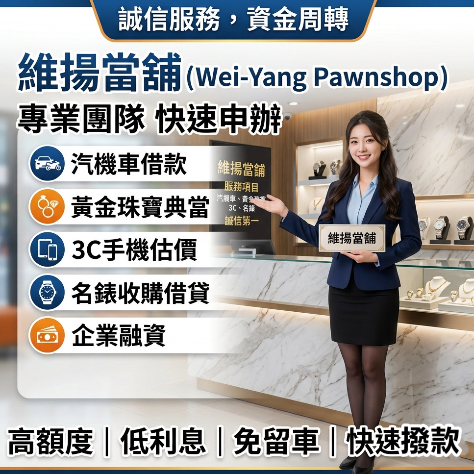 周轉不一定只能找銀行！維揚教您選擇合法，打造更安心的財務規劃